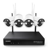 5MP 10-Channel Wireless Security Camera System, 8MP NVR, 5MP WiFi IP Camera, Two-Way Audio, IP66 Waterproof, Smart AI Human Detection, Work With Alexa